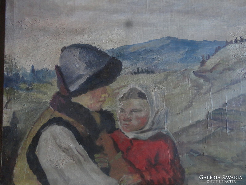 Gustáv Mallý: with a kid