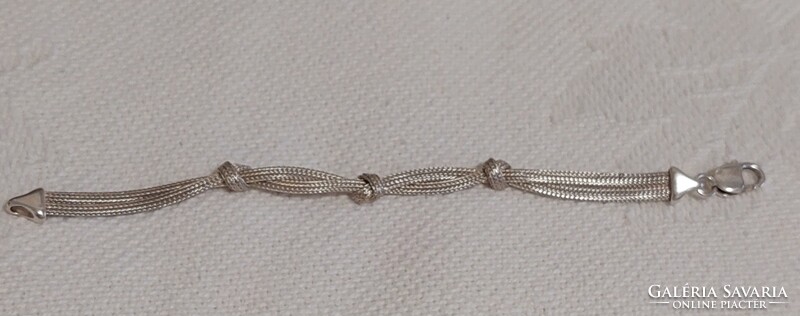 925 silver special braided bracelet! Goldsmith work is a very special piece!