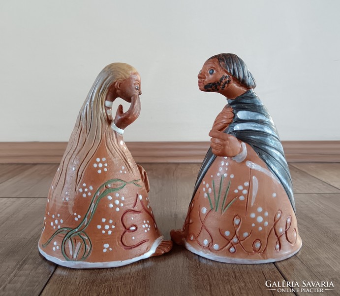 Margit Kovács ceramic Adam and Eve