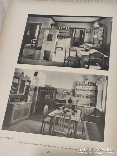 Die Schöne Wohnung 1922 antik könyv, lakberendezés