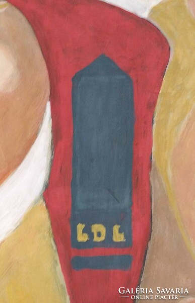 Dávid Lehel: "Közeledés"  című festménye