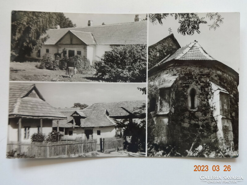Old postage stamp postcard: czesztve, 1965