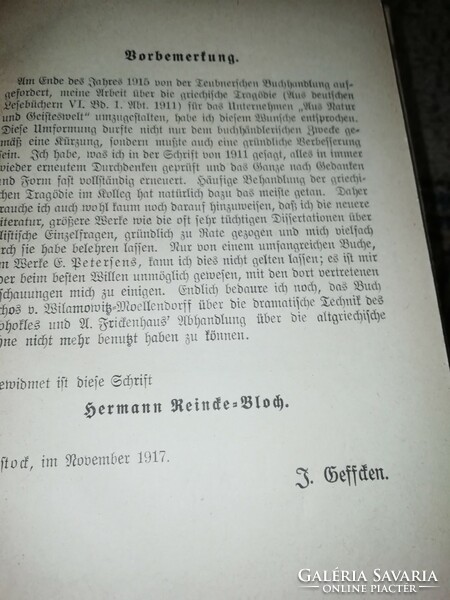 Old book Berlin 1918