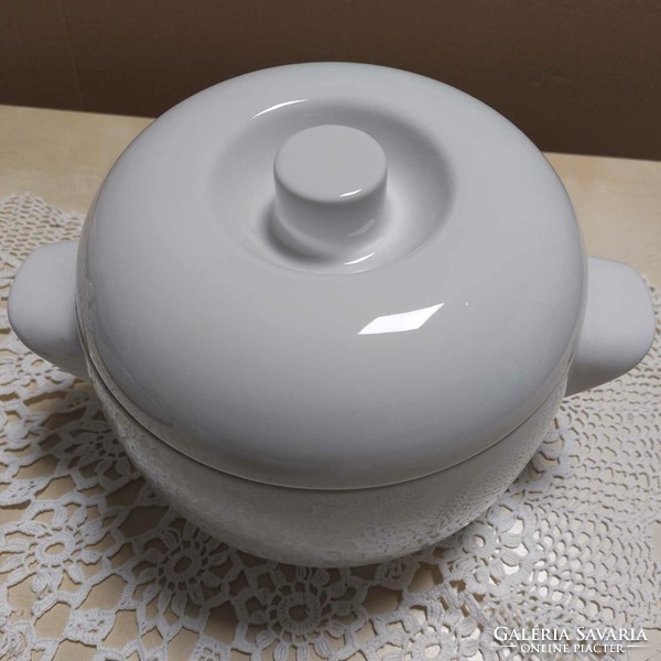 Alföldi saturnus, white porcelain soup bowl, 2