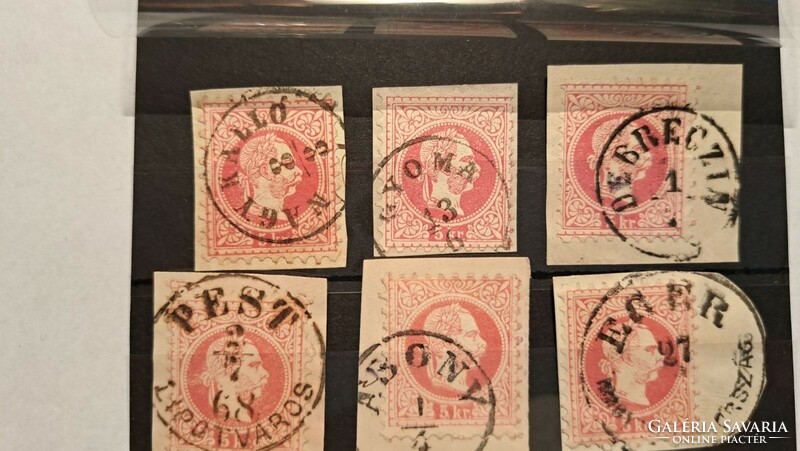 Collection / philately, stamps / Hungarian stamps / issues before 1899 (Krajcár)