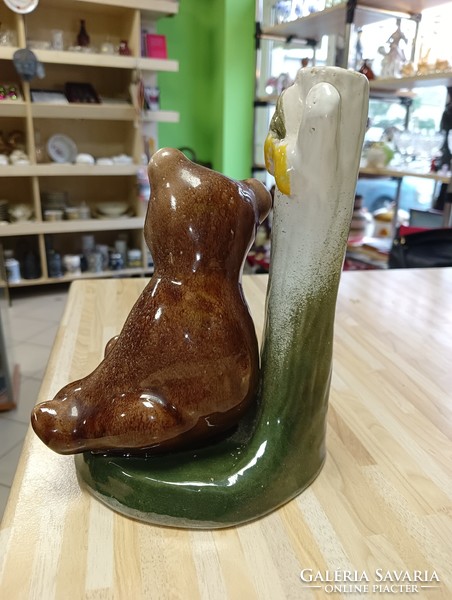 Ceramic teddy bear lamp