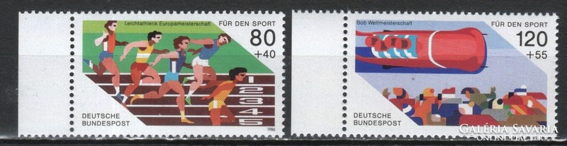 Postatiszta Bundes 0881 Mi 1269-1270      5,00 Euró