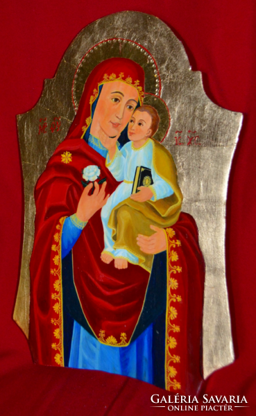 Icon "Godmother with child"