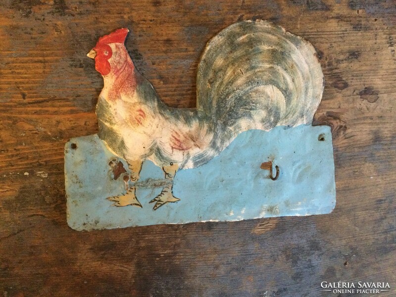 Charming French rooster kitchen decoration, hanging again!