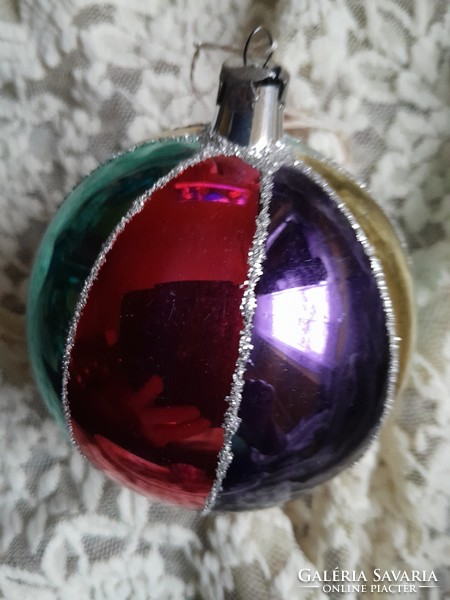 Purple harm deco Christmas ornament 13 cm high