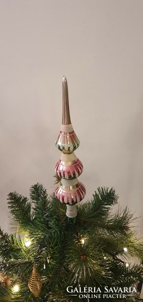 Christmas tree decoration - retro top decoration