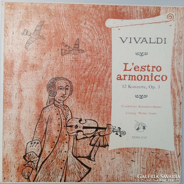 Vivaldi - frankfurter kammerorch., Goehr - l'estro armonico (12 concerts, op. 3) (2Xlp, mono)