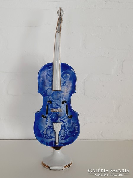Large porcelain violin, 48 cm