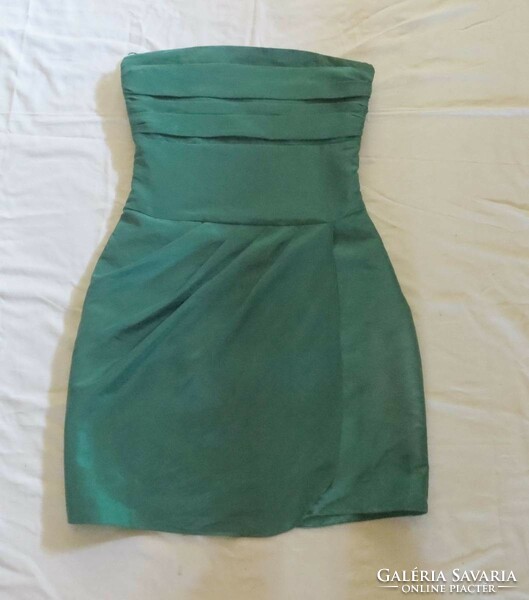 Zöld pántnélküli ruha Asos 8-s h: 70 cm mb: 81 cm
