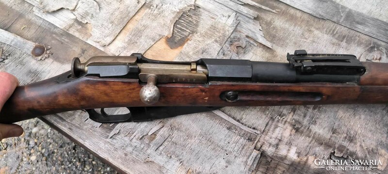 Rare Finnish nagant rifle, manufactured in 1930, converted into an alarm