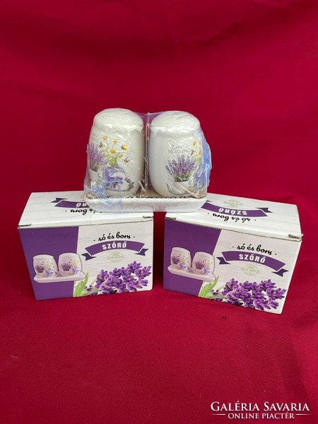 Lavender beautiful beautiful morning salt and pepper shakers, spicy spice rack 6 pcs