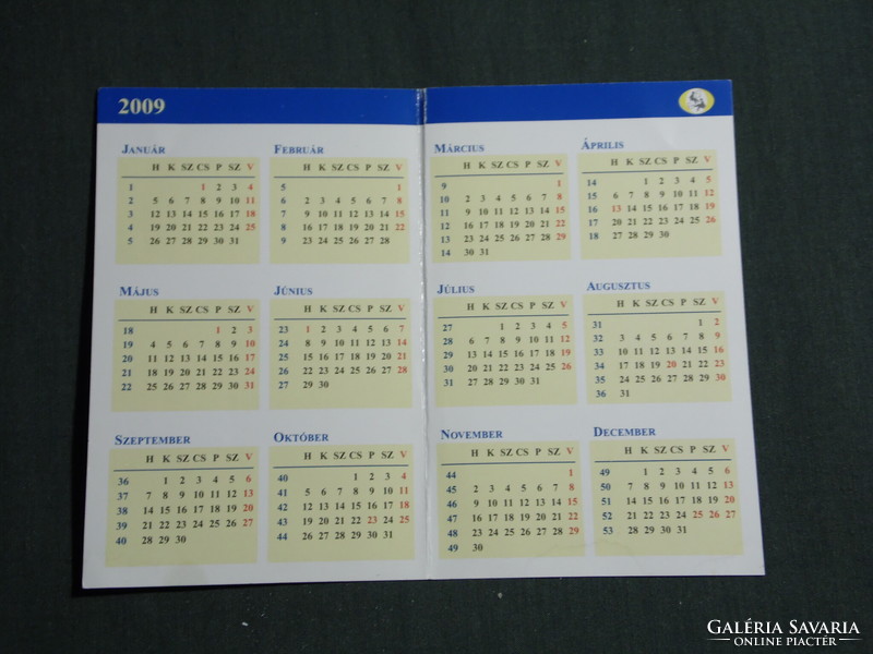 Card calendar, painters with mouths and feet, 2009, (3)