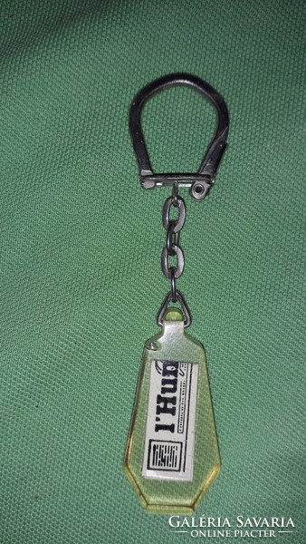 Old French political daily newspaper l'humanité, founded in 1904, advertisement key ring according to the pictures