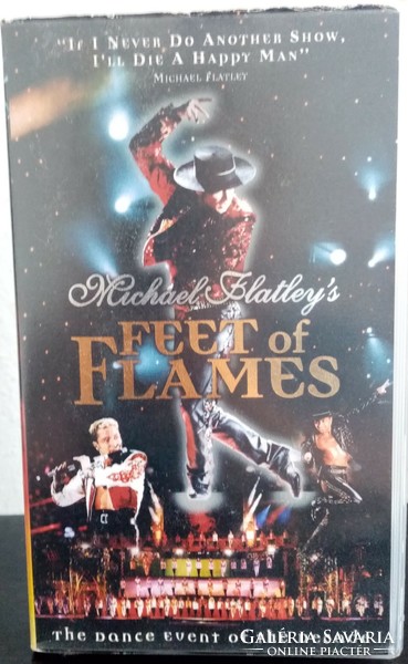 Michael flatley's - feet of flames - vhs - tape for sale