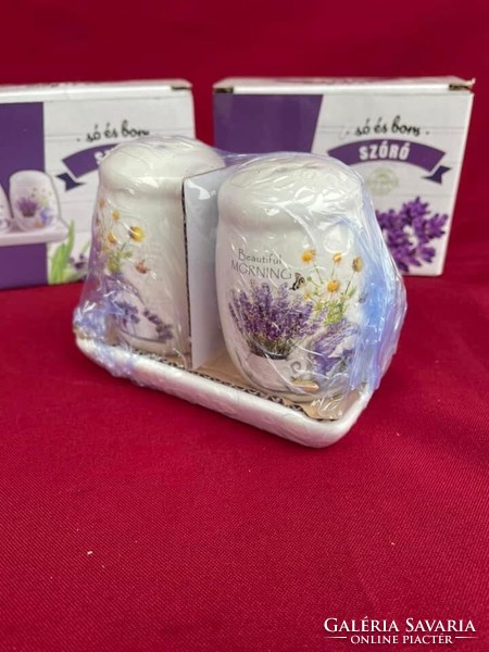 Lavender beautiful beautiful morning salt and pepper shakers, spicy spice rack 6 pcs