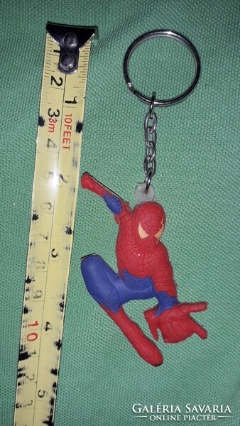 Retro tobacconist key ring spiderman - spiderman flat rubber figure according to the pictures