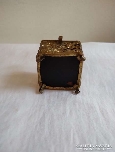 Antique ring holder box made of metal