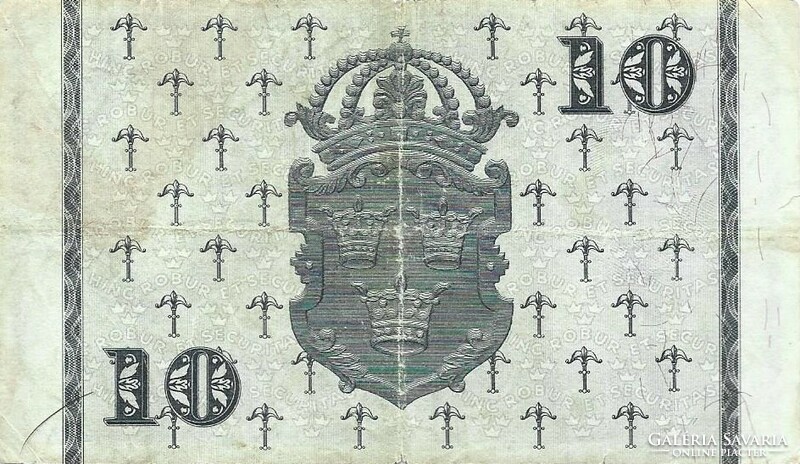 10 Kronor crown 1959 Sweden 2.