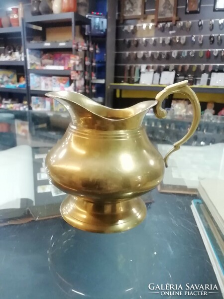 Brass cream jug