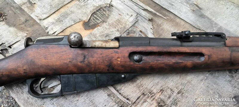 Rare Finnish nagant rifle, manufactured in 1930, converted into an alarm