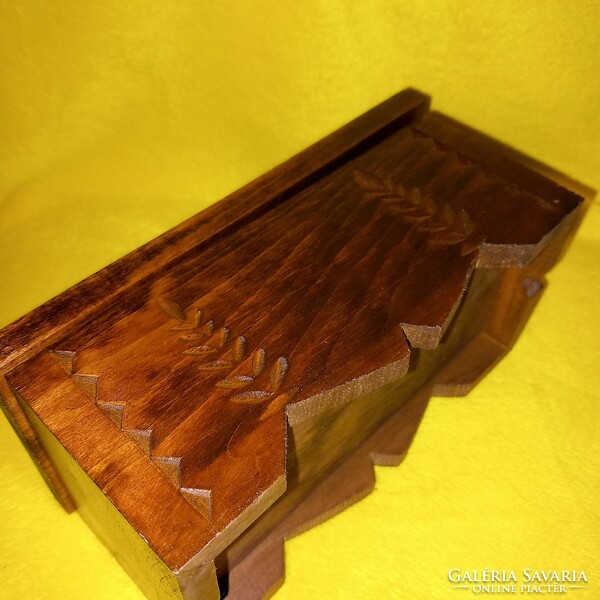 Handmade wooden chest, jewelry holder, storage box.