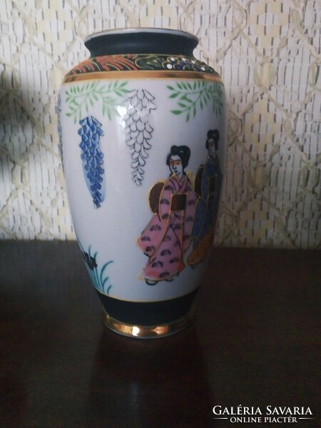 Japán Satsuma váza 18 cm eladó