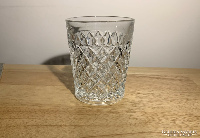 Retro crystal whiskey glass for 1 replacement - whiskey glass with thick walls