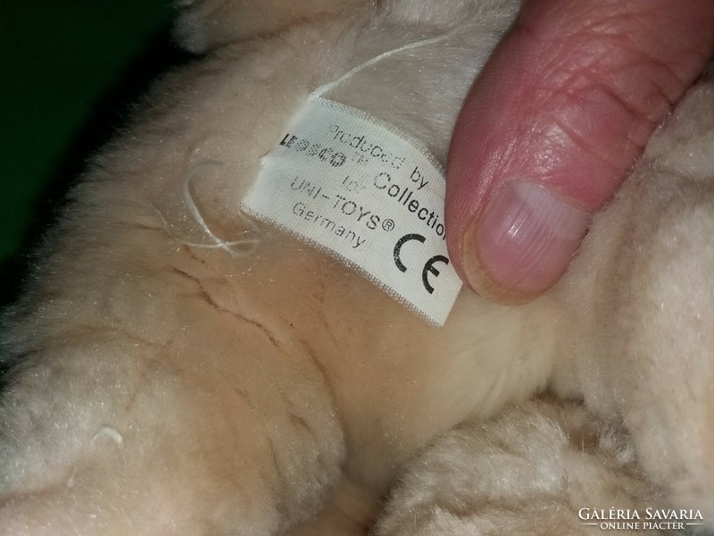 Retro német UNI -TOYS LEOSCO COLLECTION élethű sziámi macska cica plüss figura 25 cm a képek szerint