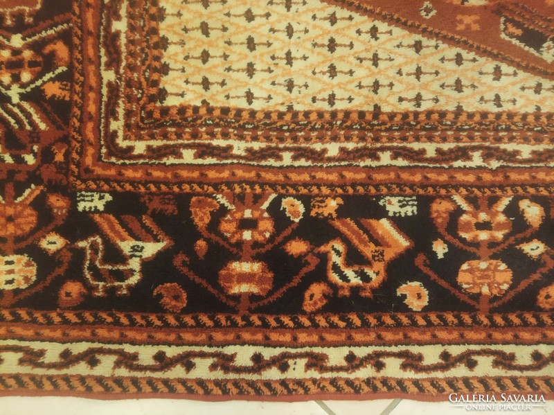 Caucasian patterned carpet with animal figures