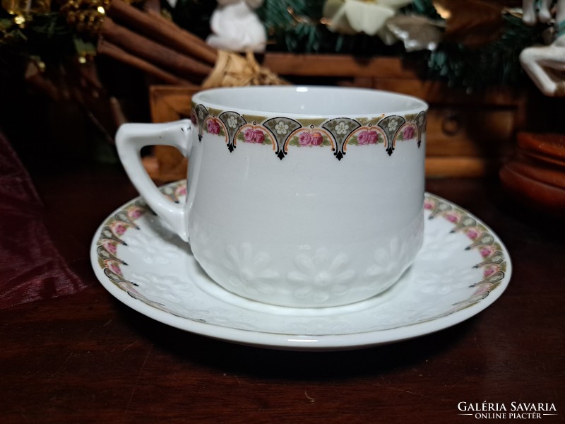 Csehszlovák régi porcelán teás csésze - bögre