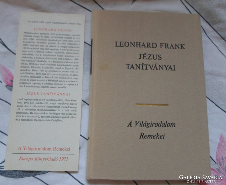 Masterpieces of World Literature - Leonhard Frank: Disciples of Jesus (Europe, 1971)