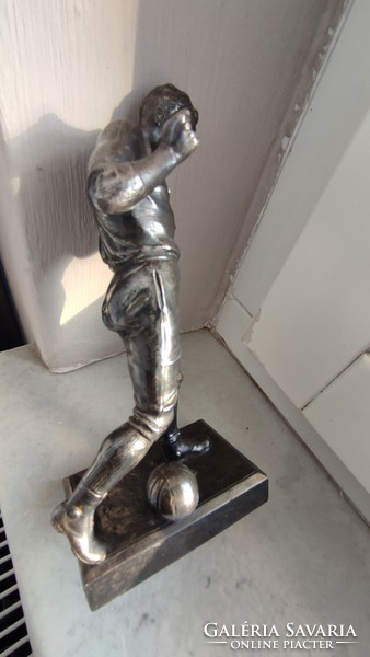 Wmf plastic surgery, soccer player xx. No. From the front, silver-plated pewter
