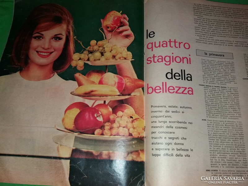 1962 olasz Noi Donne -MI NŐK kultusz magazinok + korabeli újságcikkek egyben a képek szerint