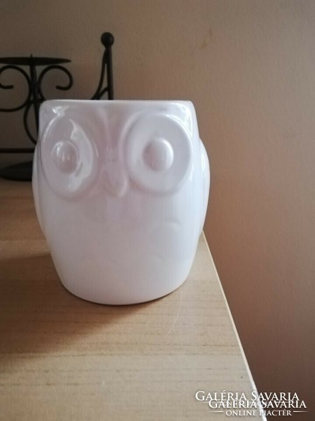 Owl vaporizer, can be suspended, porcelain