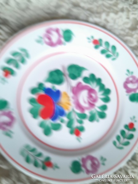 Vadrozsas tányér  24 cm falidisz