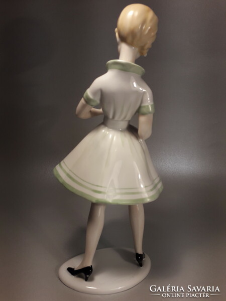 Unterweissbach Porcelain Girl Figure Statue Collectors