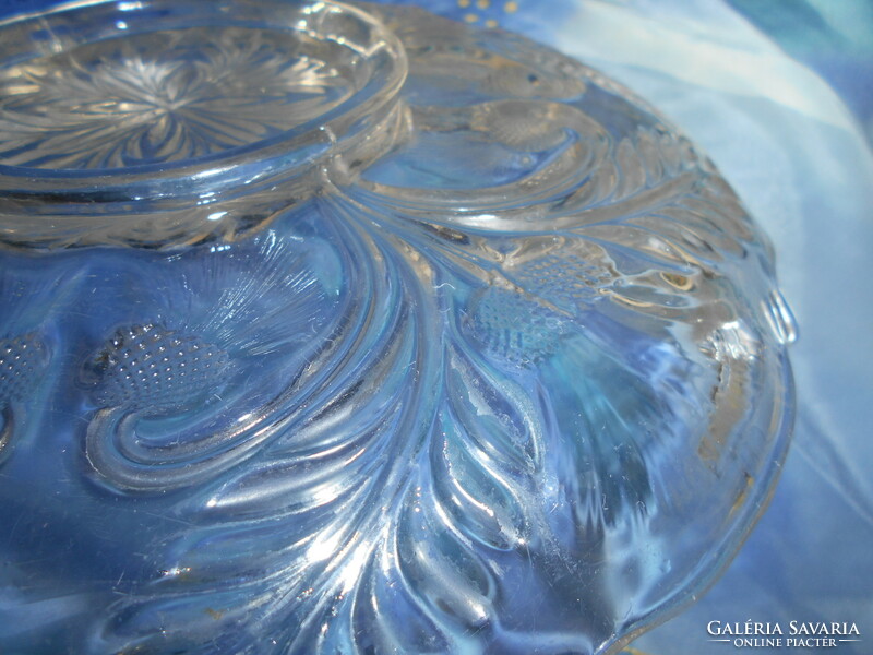 Offering bowl - thick, solid glass bowl 26.5 cm