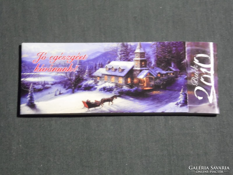 Card calendar, old pharmacy pharmacy, Siofok, festive, Christmas, 2010, (3)