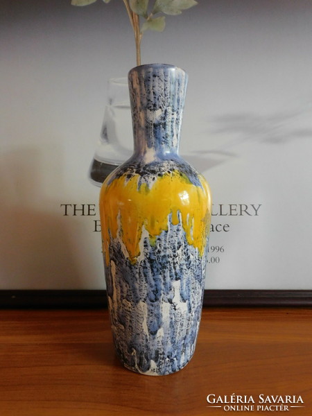 Retro Hungarian ceramic vase with 