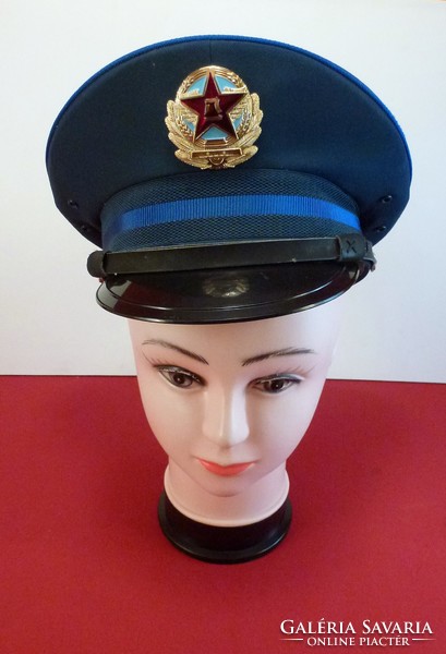 Chinese military aviator plate cap. In very nice condition