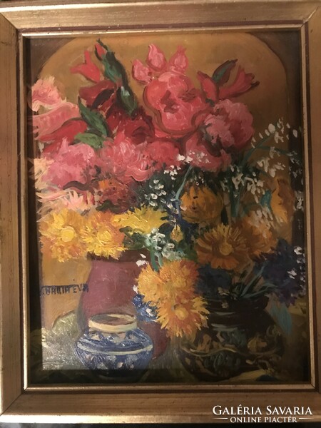 Barta Éva: Virág csendélet festmény