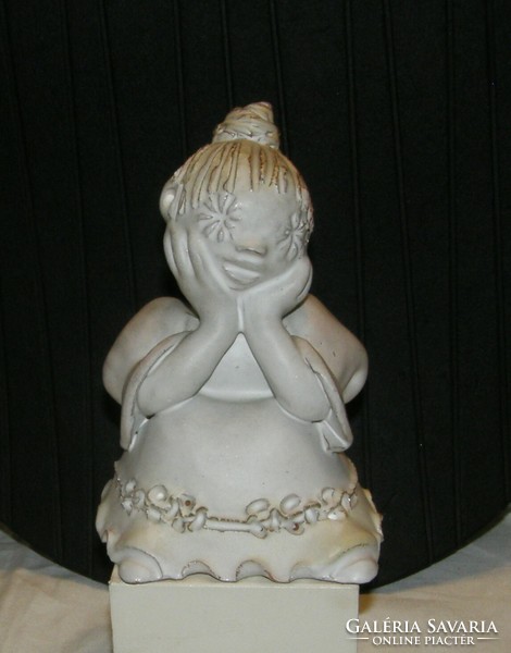 Kovács Éva kerámia figura - 16 cm