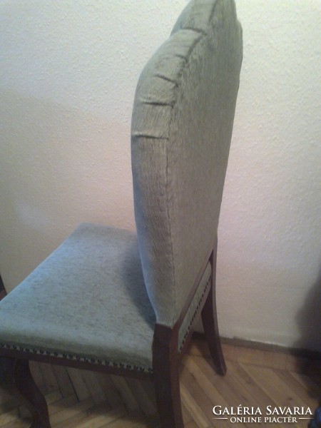 Art deco chairs (with fan-patterned backrest, carved legs)