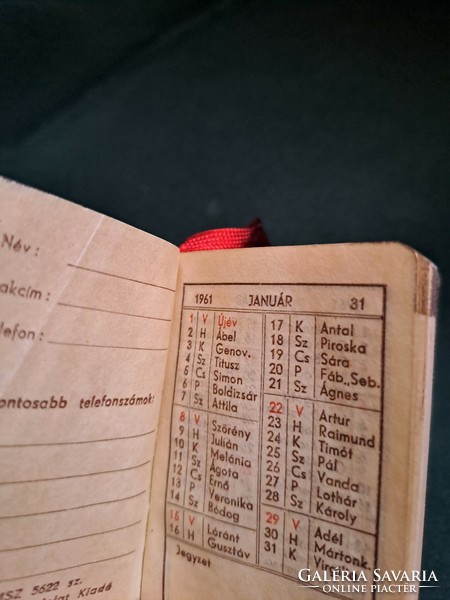 Mini diary 1961 newsstand