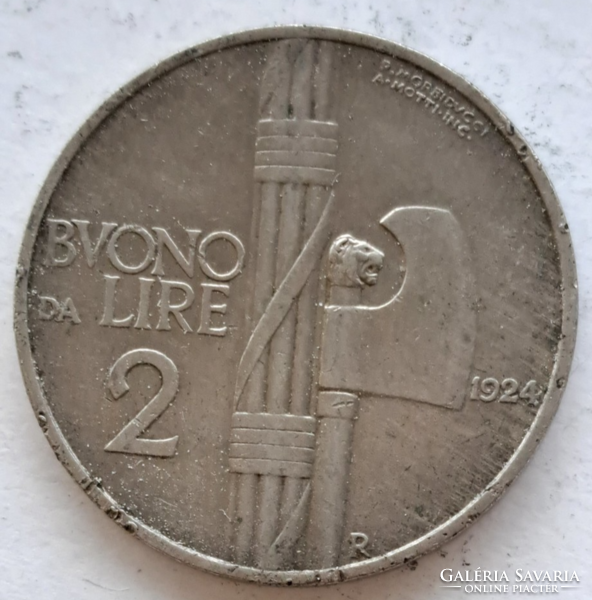 1924. 2 Líra Olaszország (12)